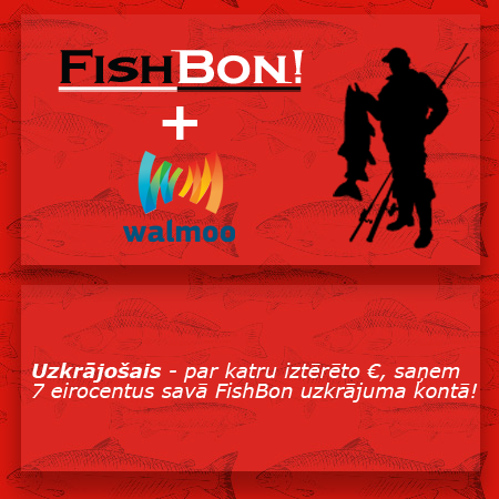 Jaunais draugs FishBon – labas ziņas visiem makšķerniekiem